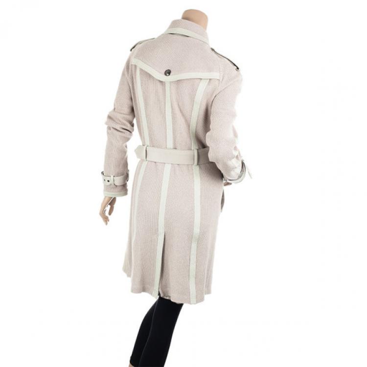 Pre Owned Burberry Porsum Trench Coat M