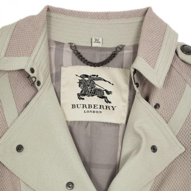 Pre Owned Burberry Porsum Trench Coat M