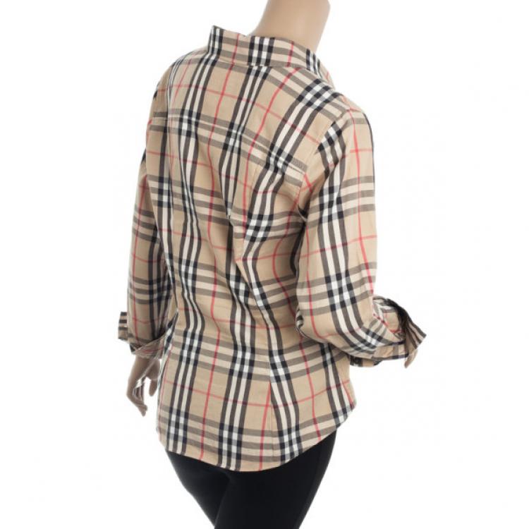 Pre Owned Burberry Brit Shirt XL