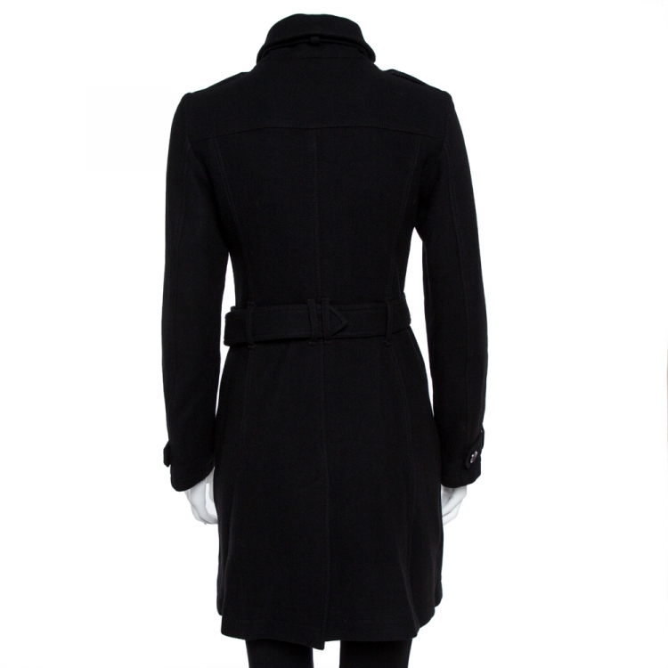 مملوكة مسبقًا Burberry Brit Black Wool Coat S