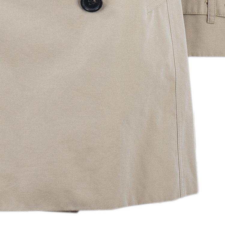 مملوكة مسبقًا Burberry Beige Kensington Long Heritage Trench Coat S