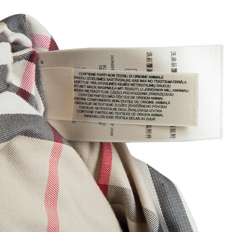 Pre Owned Burberry Black Kensington Trenchcoat M