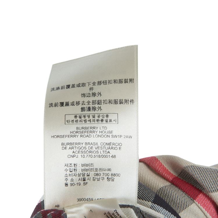 Pre Owned Burberry Black Kensington Trenchcoat M