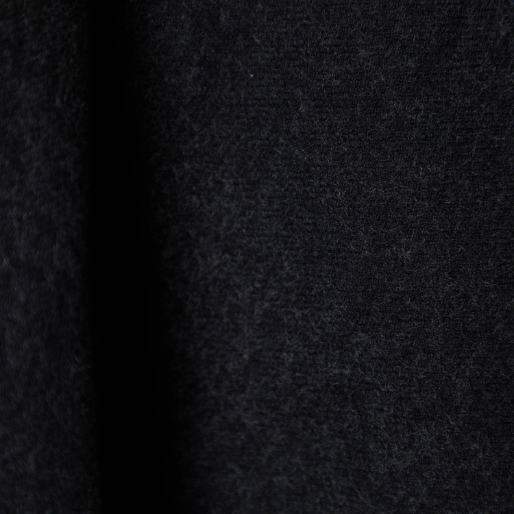 Pre Owned Burberry Charcoal Grey Merino Wool Poncho (One Size)