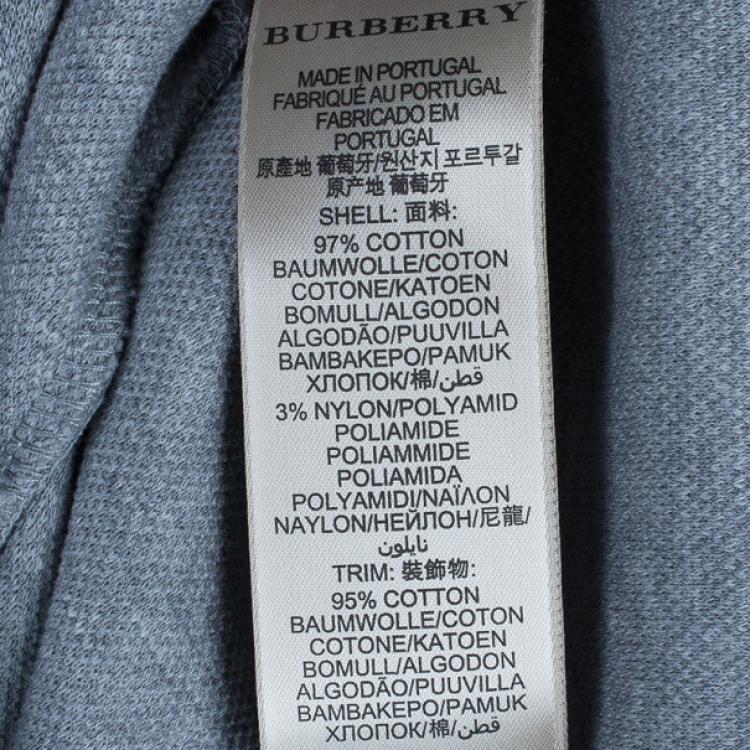 Pre Owned Burberry Sport Men's Two Piece Grey Tracksuit L