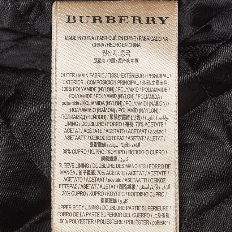 Pre Owned Burberry Burgundy Fur Trimmed Synthetic Hooded Jacket XL