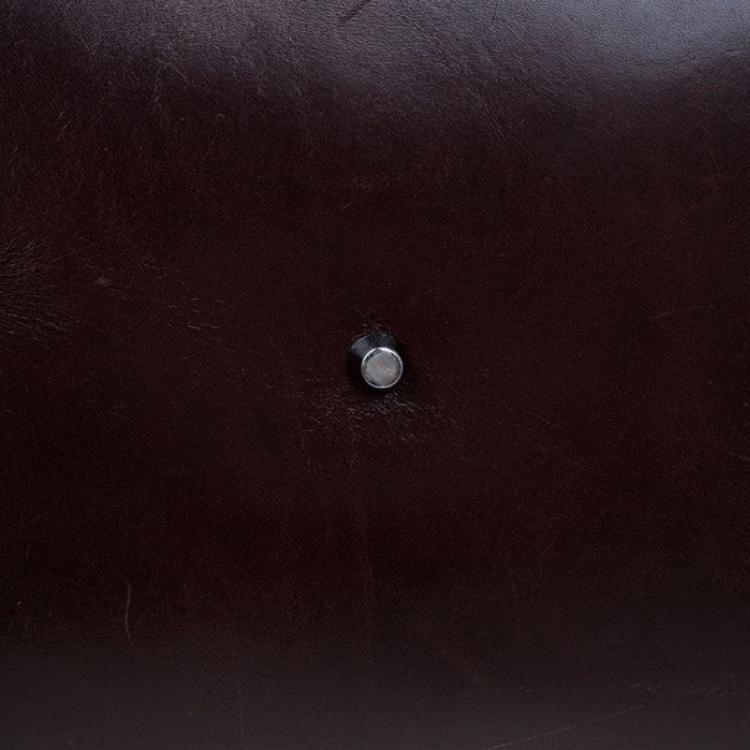 Pre Owned Burberry Mega Check Canvas Lowry Tote