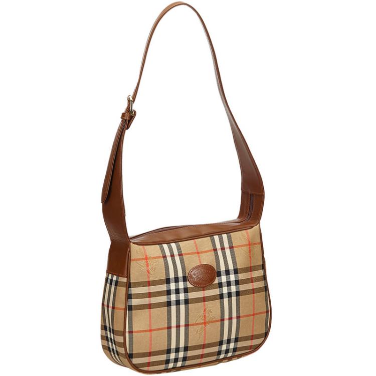 burberry plaid shoulder bag