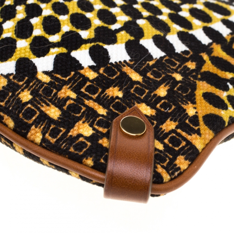Pre Owned Burberry Multicolor Printed Canvas Clutch 