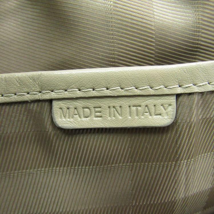 Pre Owned Burberry Beige Quilted Leather Westbury Satchel Bag