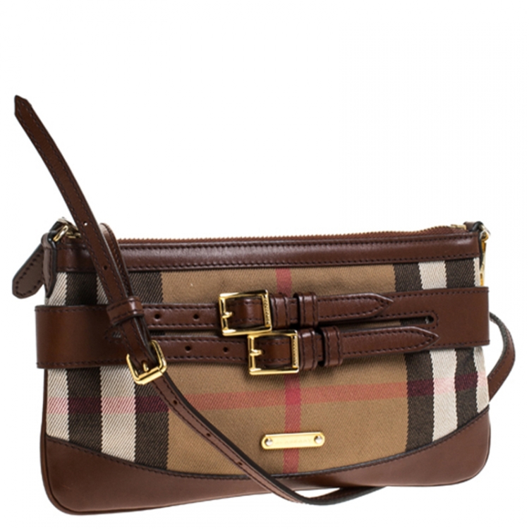 burberry canvas check peyton crossbody