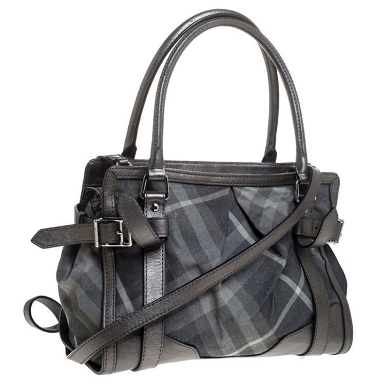 burberry grey check bag