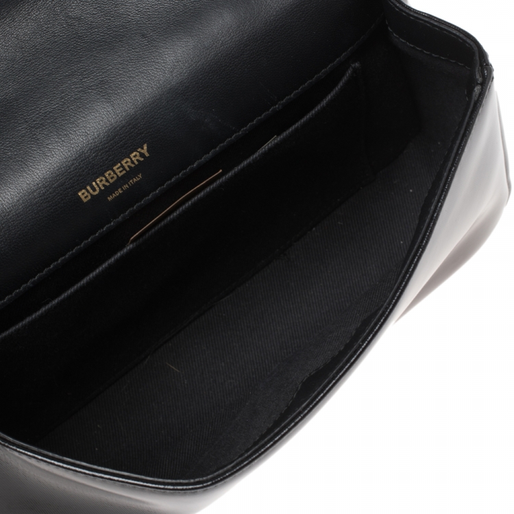 Pre Owned Burberry Black Leather Small Lola Shoulder Bag