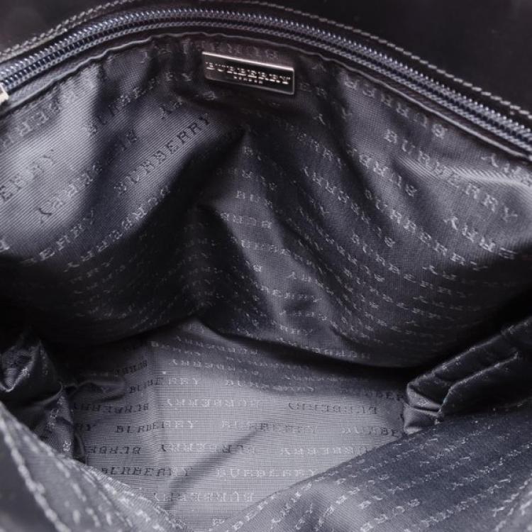 Pre Owned Burberry Nova Check North South Tote