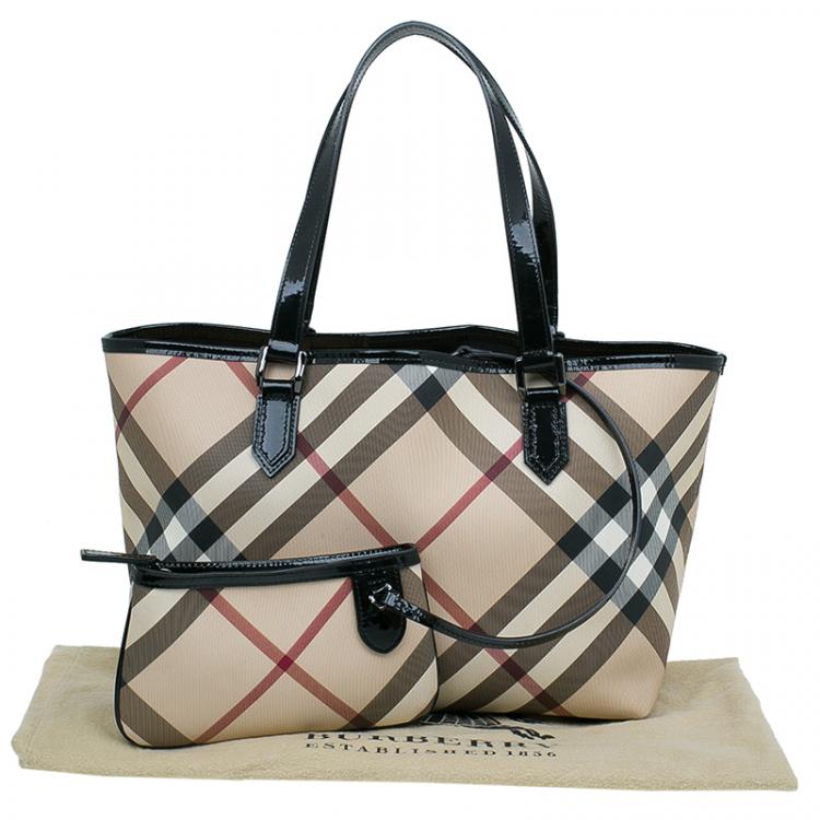 burberry supernova check tote