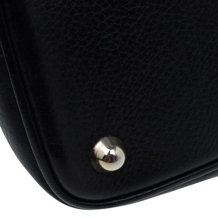 Pre Owned Burberry Black Nova Check Quilted Canvas Tote