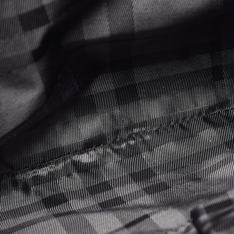 Pre Owned Burberry Metallic House Check Canvas and Leather Flat Tote