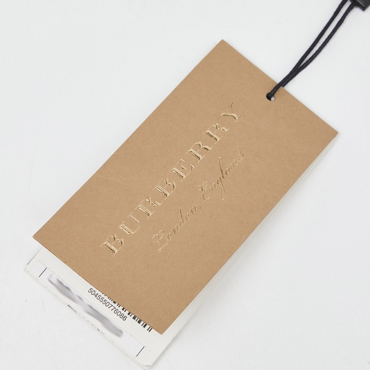 Pre Owned Burberry Black/Beige Leather and House Check Fabric Medium Camberley Top Handle Bag