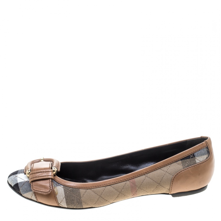 Burberry 2025 quilted flats