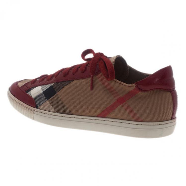 burberry red shoes