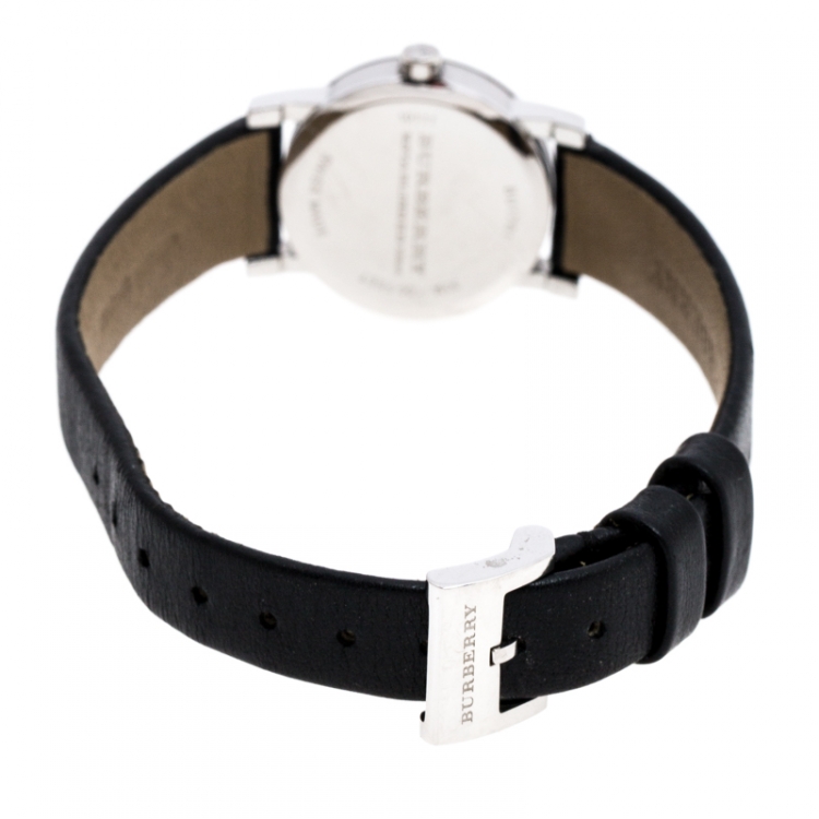 Pre Owned Burberry Silver Stainless Steel BU1761 Women's Wristwatch 22MM