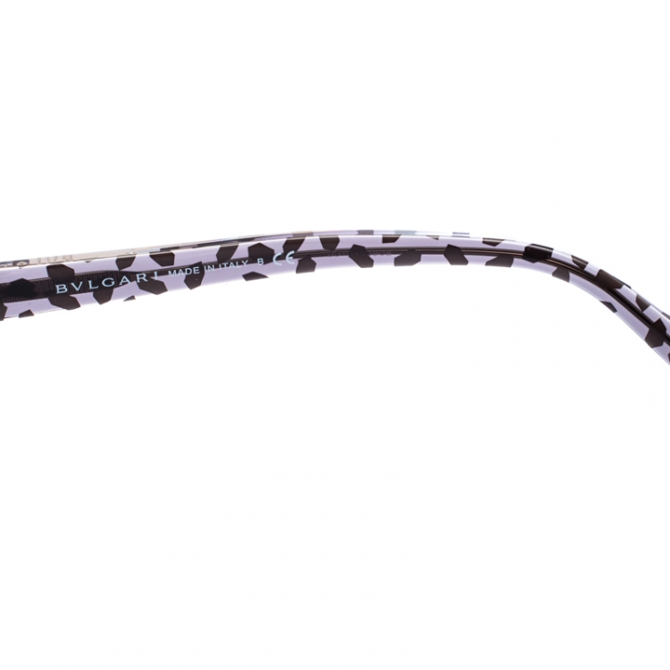 Pre Owned Bvlgari Black/Grey Gradient Serpenti 8208 Cateye Sunglasses