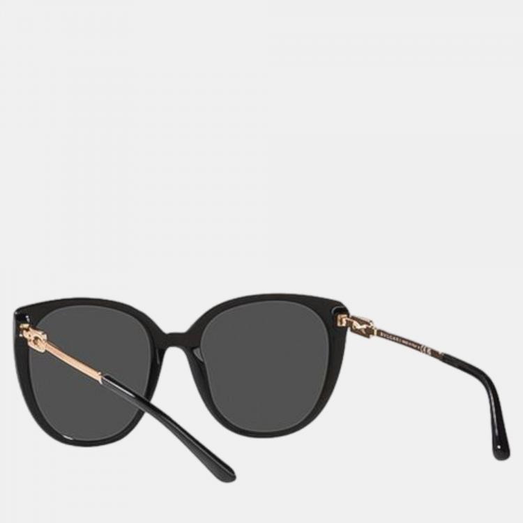 Pre Owned Bvlgari Black Full Rim Sunglasses