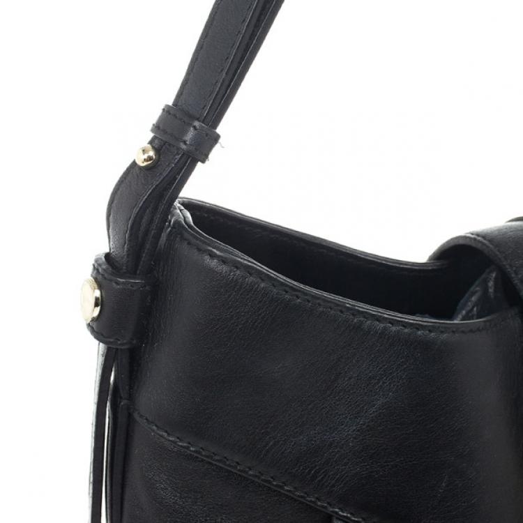 Pre Owned Bvlgari Black Chandra Tote