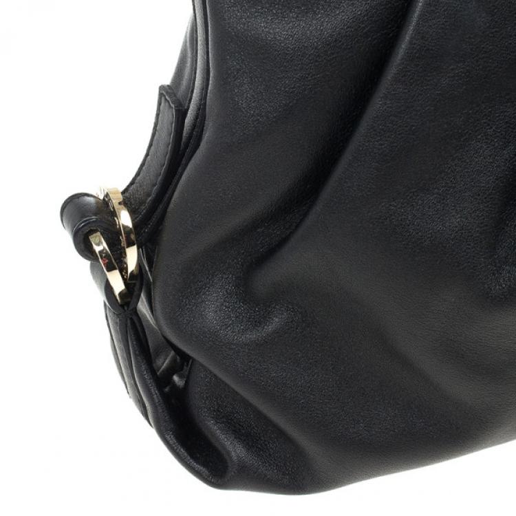 Pre Owned Bvlgari Black Chandra Tote