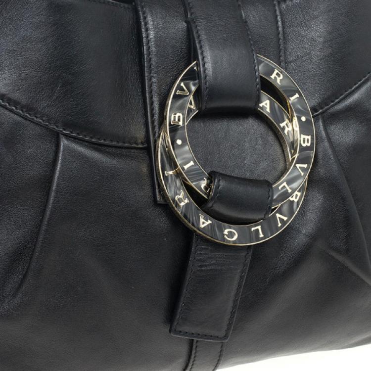 Pre Owned Bvlgari Black Chandra Tote