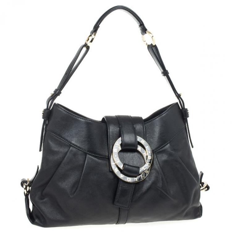 Pre Owned Bvlgari Black Chandra Tote