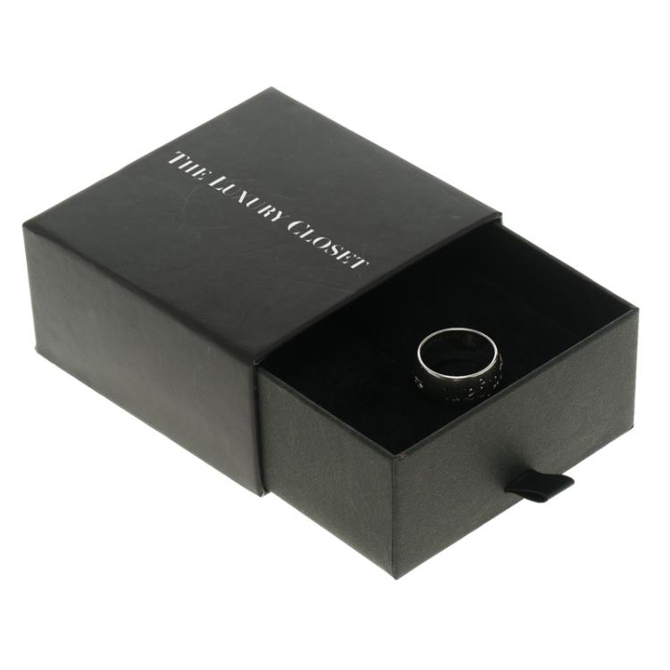 Pre Owned Bvlgari Save The Chidren Silver Band Ring Size 57