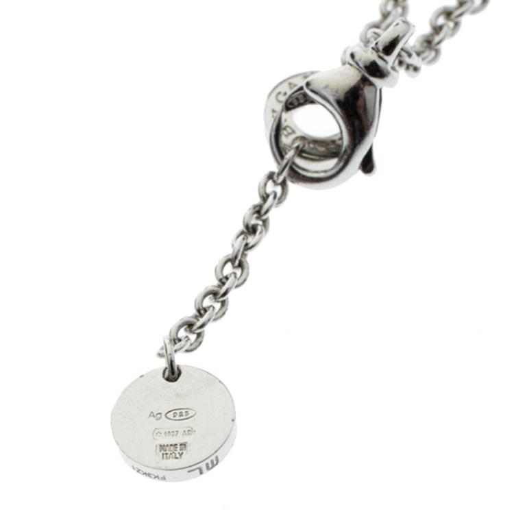 Pre Owned Bvlgari B.Zero1 Save The Children  Silver Bracelet 