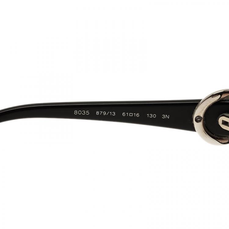 Pre Owned Bvlgari Brown 8035 Square Sunglasses