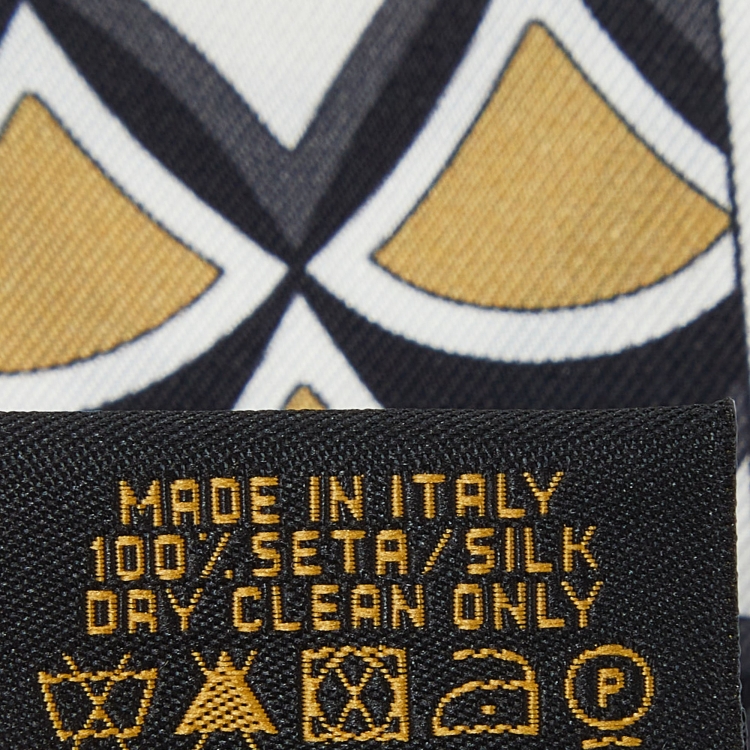 Pre Owned Bvlgari Multicolor Print Silk Diva Dream Bandeau Scarf