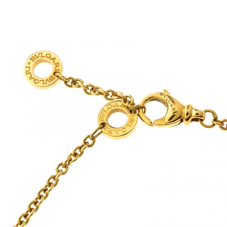 Pre Owned Bvlgari B.zero1 18k 3-Tone Gold Element Soft Bracelet