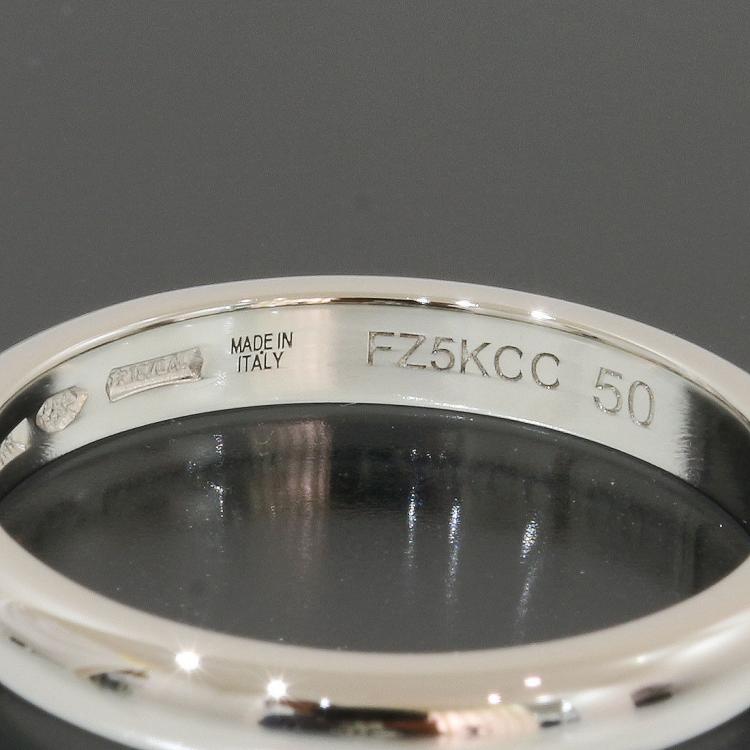 Pre Owned Bvlgari Fedi Platinum Wedding Band Ring Size 50