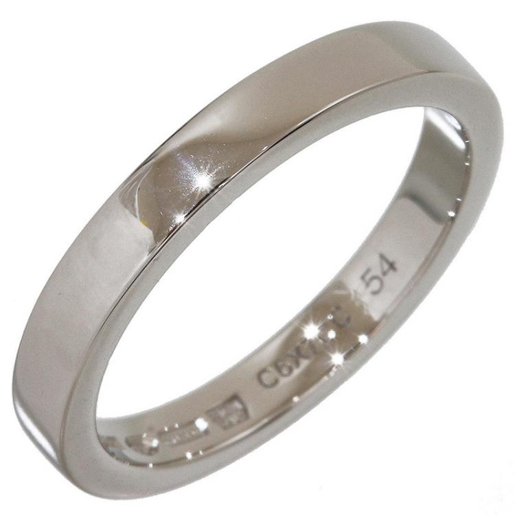 Pre Owned Bvlgari MarryMe Platinum Wedding Band Ring Size 54
