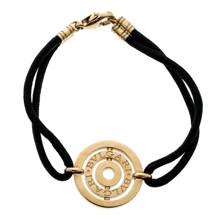 Pre Owned Bvlgari Astrale 18k Yellow Gold Cord Bracelet