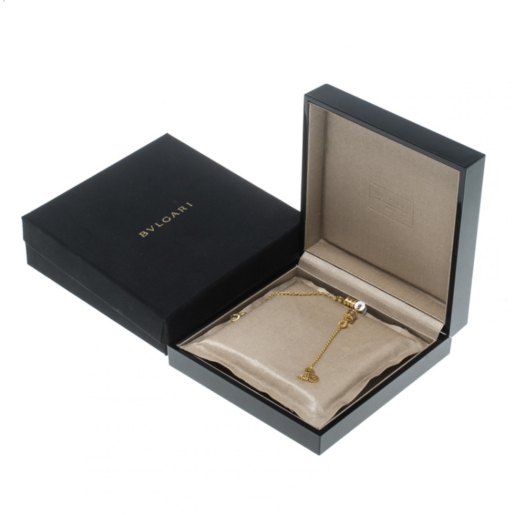 Pre Owned Bvlgari B.zero1 18k Three Tone Gold Element Soft Bracelet