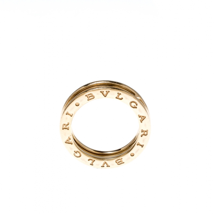 Pre Owned Bvlgari B.Zero1 1-Band 18K Yellow Gold Ring Size 52
