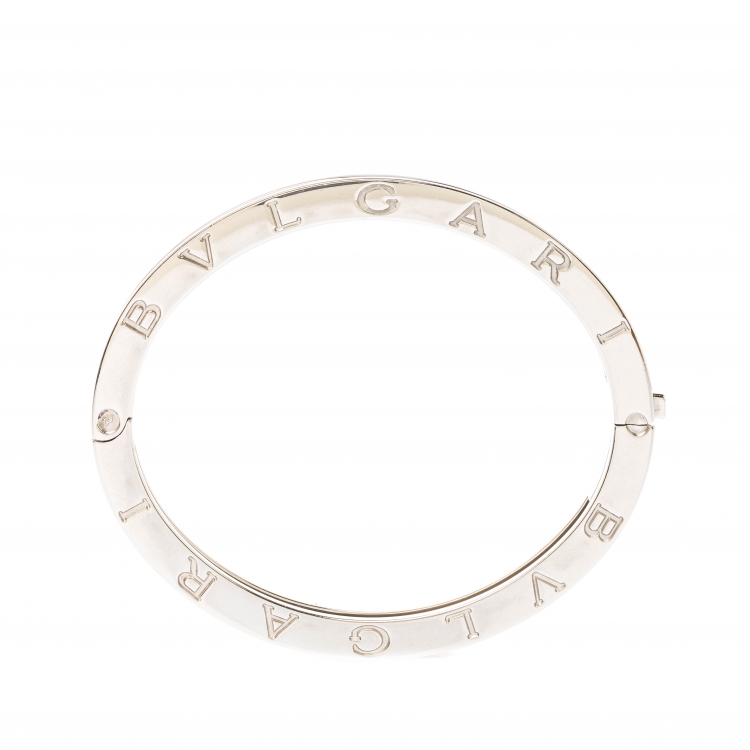 Pre Owned Bvlgari B.Zero1 Steel & 18k Yellow Gold Bracelet 