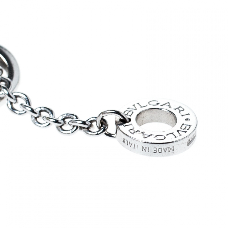 Pre Owned Bvlgari B.Zero1 18k White Gold Soft Bracelet