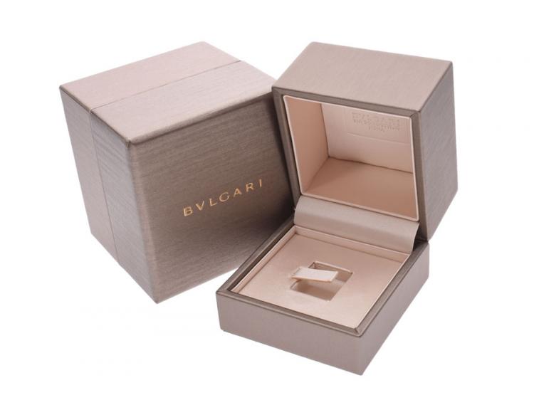 Pre Owned Bvlgari B.Zero Design Legend 18K White Gold 3-Band Ring Size 49