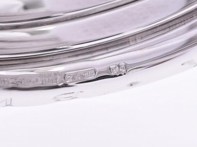 Pre Owned Bvlgari B.Zero1 4-Band 18k White Gold Band Ring Size 58