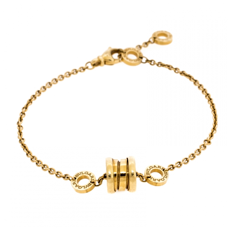 Pre Owned Bvlgari B.Zero1 Soft 18k Yellow Gold Bracelet