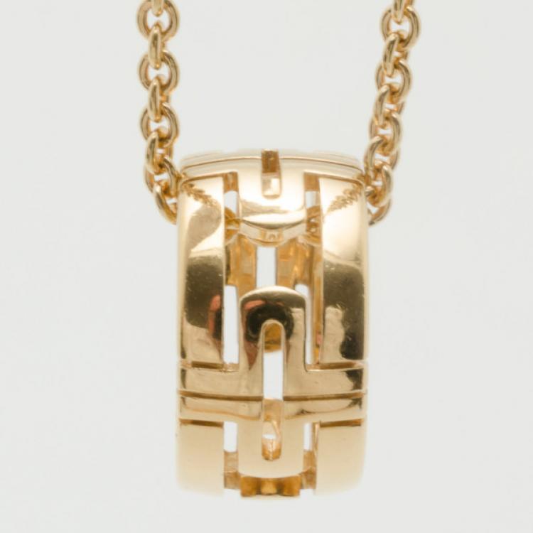 Pre Owned Bvlgari Parentesi 18K Gold Pendant