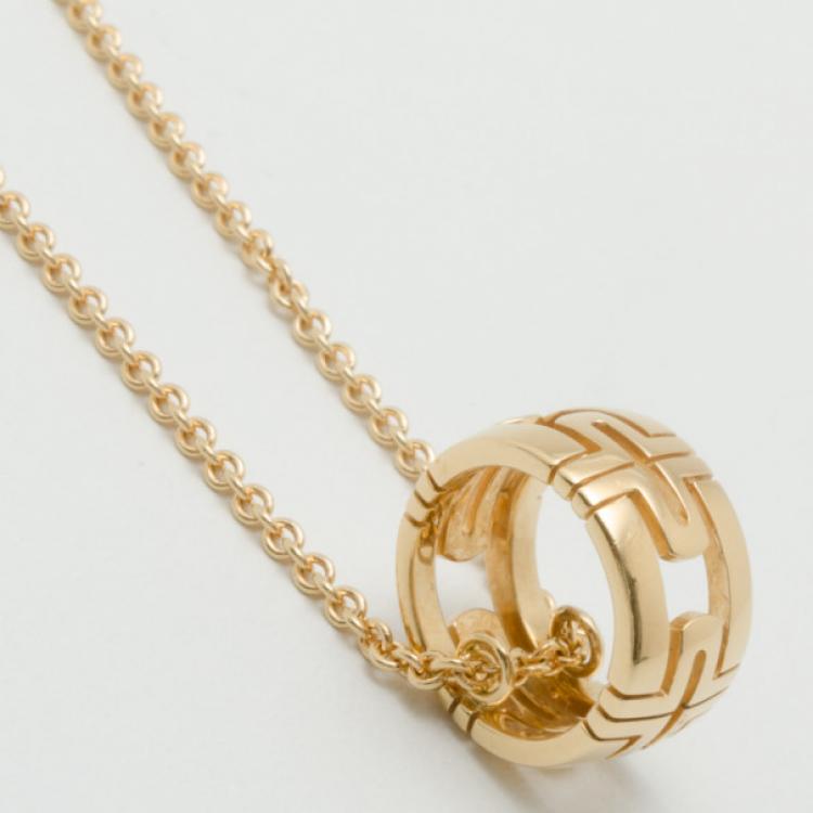 Pre Owned Bvlgari Parentesi 18K Gold Pendant