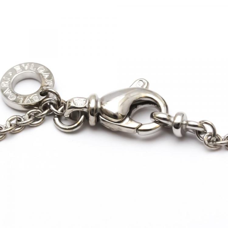 Pre Owned Bvlgari B.Zero1 18K White Gold Necklace
