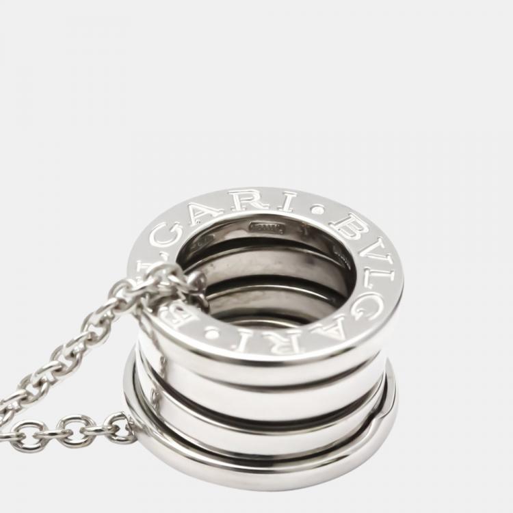 Pre Owned Bvlgari B.Zero1 18K White Gold Necklace